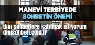 Dini sohbetlere katılmak istiyorum